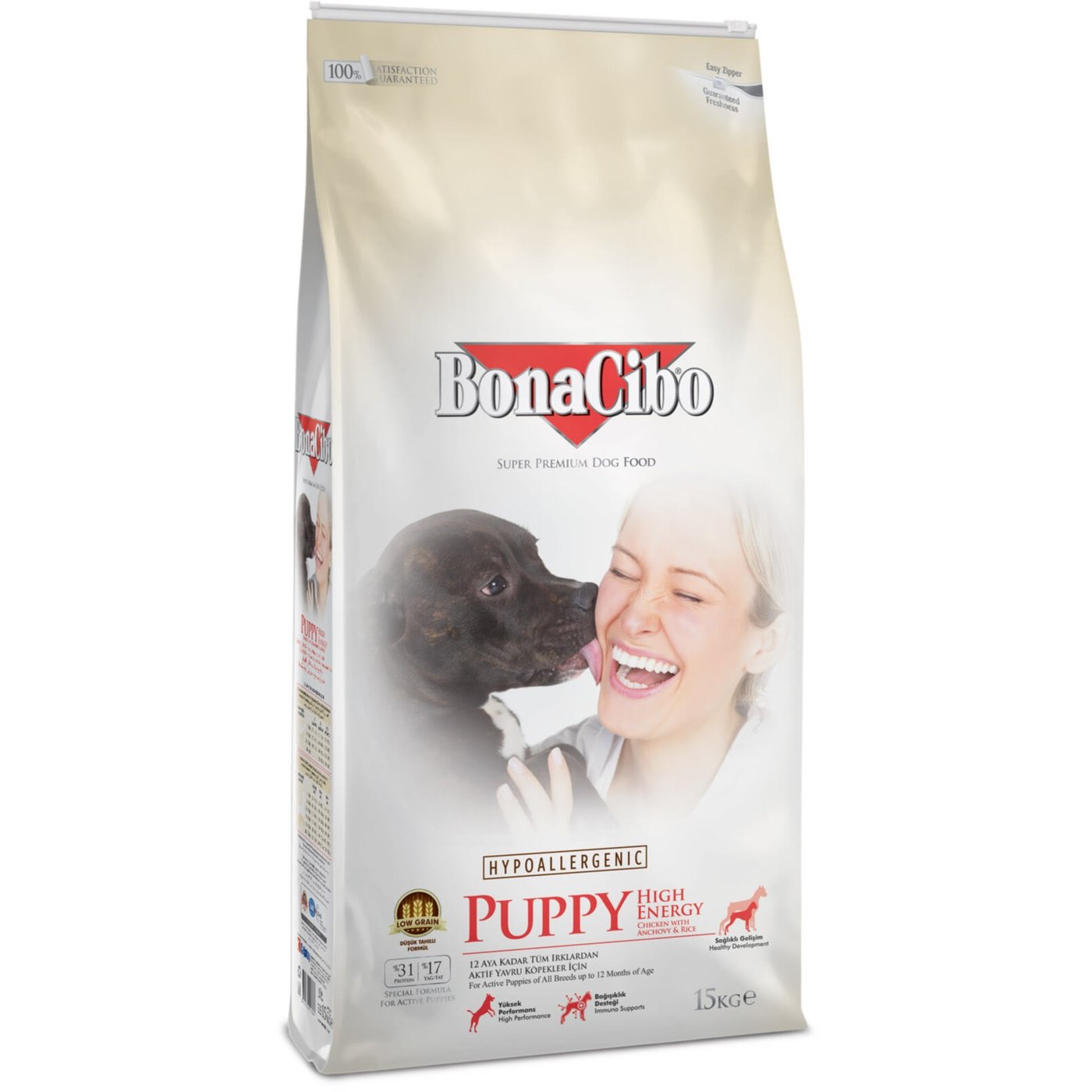 BonaCibo Puppy High Energy Chicken&Rice with Anchovy фото 1